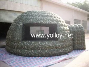 Dôme igloo gonflable militaire de camouflage militaire