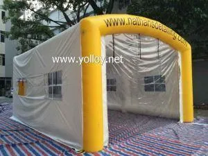 Tente de lavage de voiture gonflable mobile
