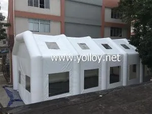 Hangar portatif gonflable pour tente de remorques de bus MCI