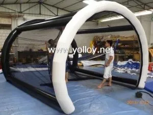 Tente d'entraînement de cage de golf gonflable